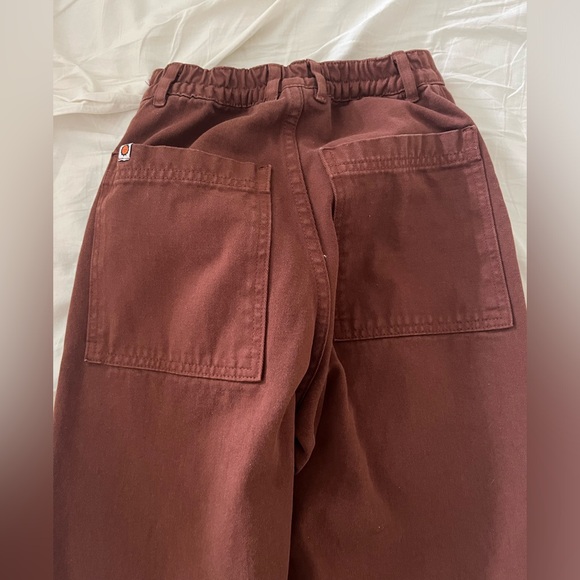 WORN ONCE! Big Bud Press Mid-rise Work Pants - Fudgesicle Brown XXS - Picture 4 of 6